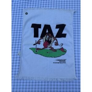 Vintage Looney Tunes 1997 Tasmanian Devil‎ Golf Towel Warner Bros Taz